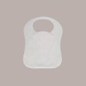 100 Pz Bavaglini Baby Bambino Tessuto TNT Bianco Gelato Airspun