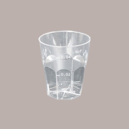 20 Pz Bicchiere Cocktail Trasparente Infrangibili Kristal Flexi 250 cc