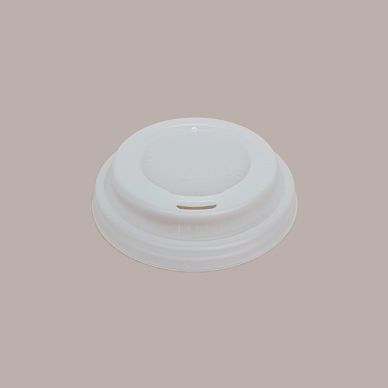 100 Pz Coperchio Beccuccio CPLA BIO Bianco Dm74 7oz BHF20 [bf50bed4]