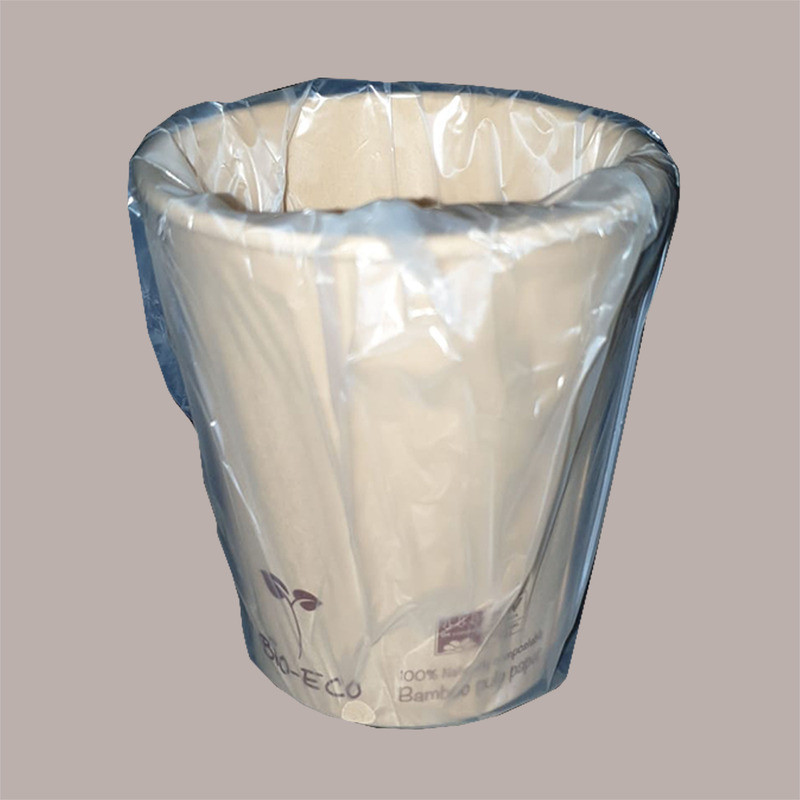 Bicchiere Carta Bamboo Bio Eco Imbustato Singolo 8oz 100 Pz [24c58692]