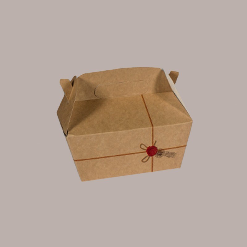 Cestino Carta Porta  Alimenti Carta Grande Manico 220x120H97mm 50 pezzi [5bd69fcf]