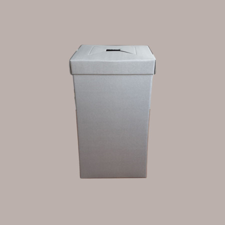Cartone Scatola Getta Carte Ufficio Tortora 29x29H50 [8ca73470]