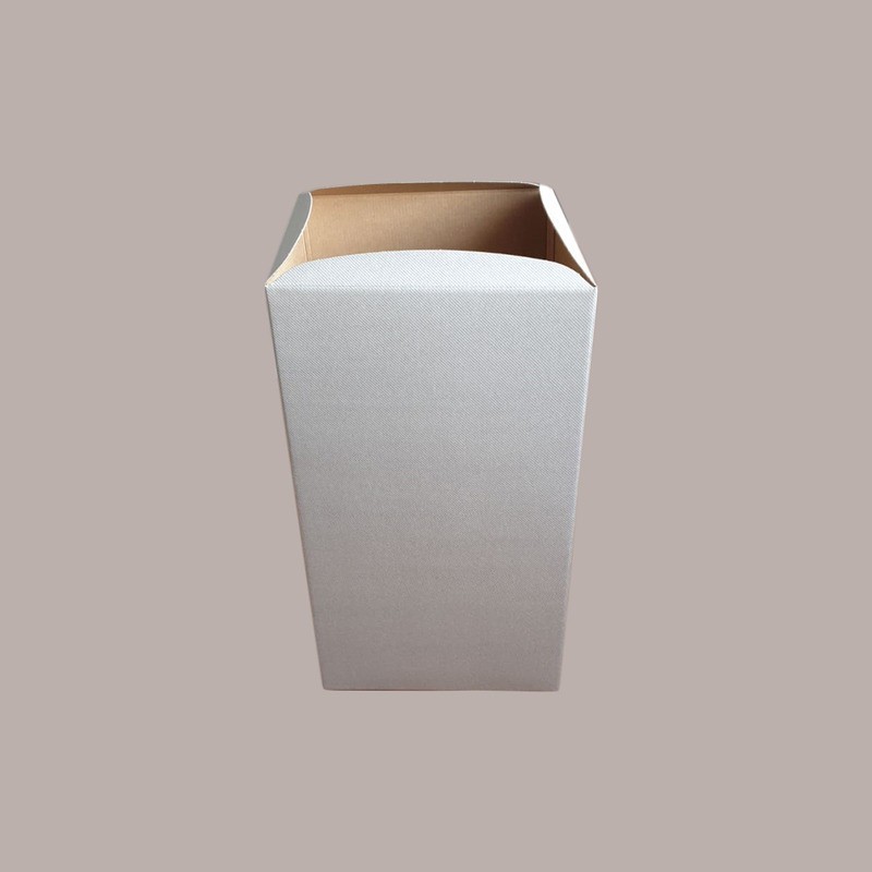 Cartone Scatola Getta Carte Ufficio Tortora 29x29H50 [5581777d]
