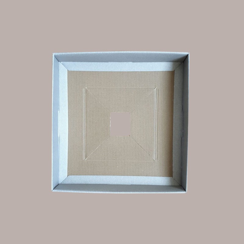 Cartone Scatola Getta Carte Ufficio Tortora 29x29H50 [e7ccf167]