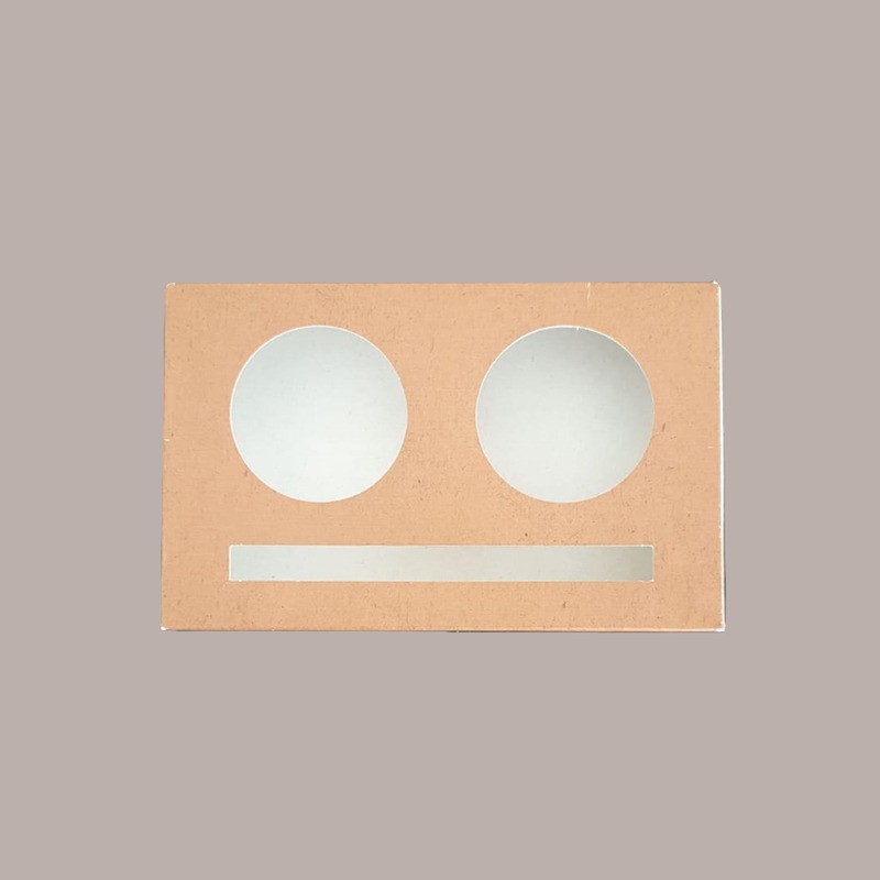 100 Pz Cestino Carta 2 Fori per Caffè Asporto Brown Coffee Speed [e1387c9b]