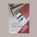 125 Pz Buste Portaposate Carta Paglia Bordeaux Tovagliolo 40x40 [10544b03]