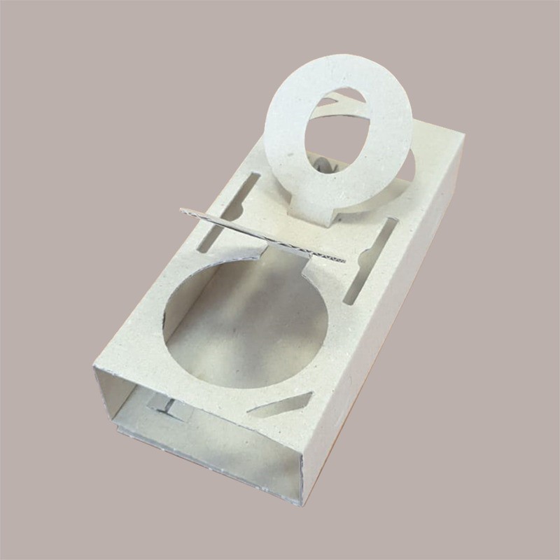 100 Pz Cestino Carta Avana 2 Fori Porta Cappuccino Asporto Speed [bf260198]