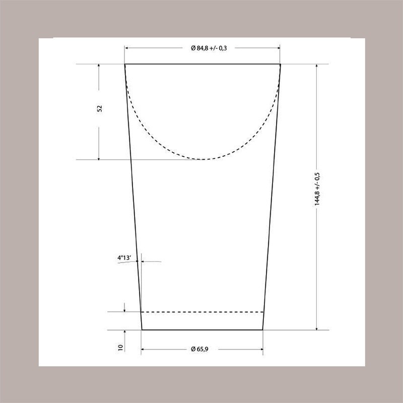 100 Pz Bicchiere Carta Avana Porta Patatine Maxi Bio Compostabile [b12c8f2a]