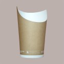 100 Pz Bicchiere Carta Avana Porta Patatine MINI Bio Compostabile [e4afe23b]