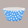 135 Pz Pirottino Carta Rotondo Muffin Cupcake Monouso Pois Blu [d1d5a29a]