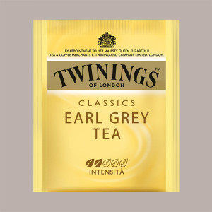 100 Pz Filtri TE' Nero Tea Earl Grey Grande Consumo TWININGS