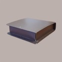 5 Pz Book Libro Scatola Carta Cioccolatini Marrone 145x145H40 mm [d4df462a]