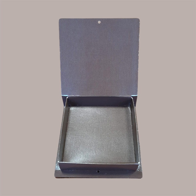 5 Pz Book Libro Scatola Carta Cioccolatini Marrone 145x145H40 mm [0df90527]