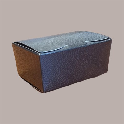 10 Pz BALLOTIN Scatola Porta Cioccolatini Pelle Nero 115x75H50 [4fc1fc2c]