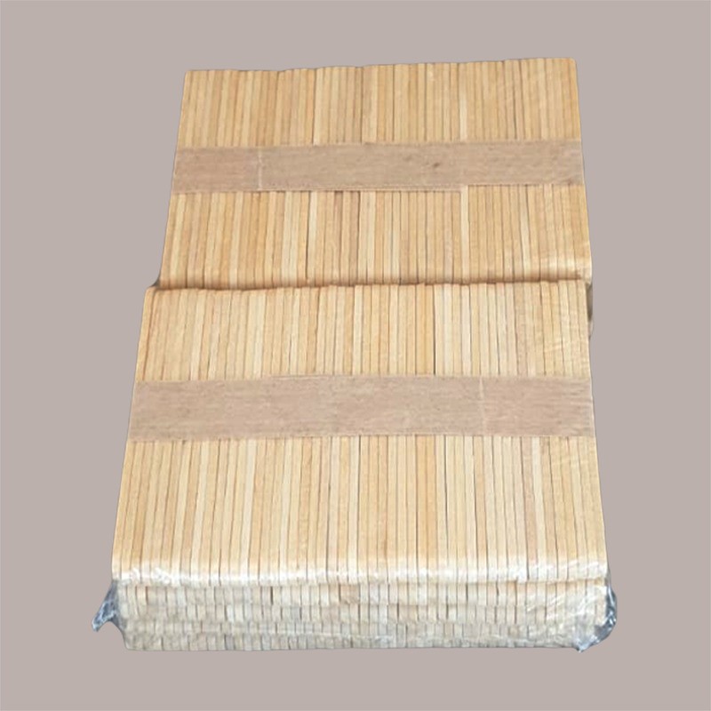 500 Pz Mini Stecco in Legno per Gelato 8x2H72mm Martellato [b83f65fe]
