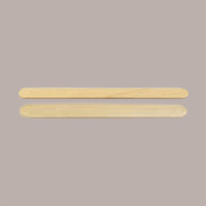 500 Pz Mini Stecco in Legno per Gelato 8x2H72mm Martellato [790e3707]