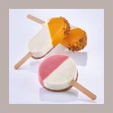 500 Pz Mini Stecco in Legno per Gelato 8x2H72mm Martellato [644961ed]