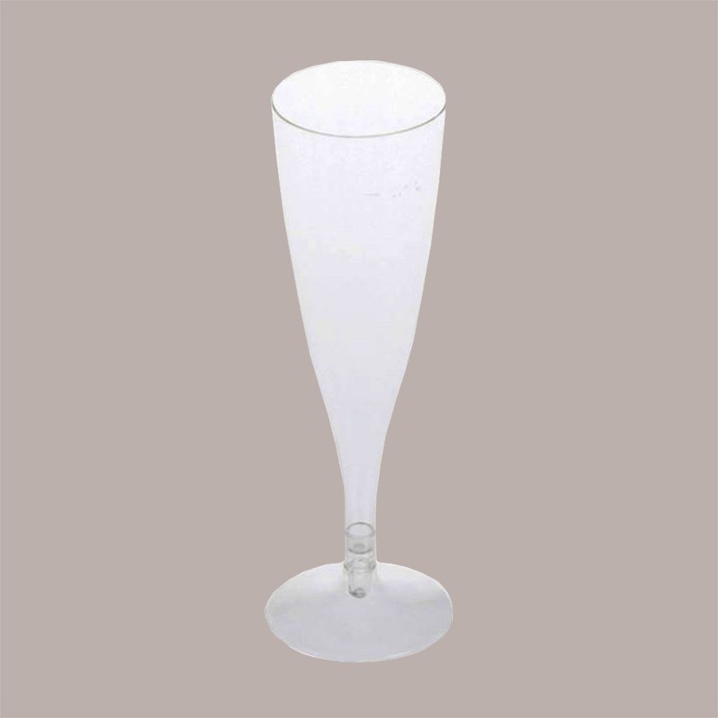 27 Pz Bicchiere Champagne Aperitivo Party Bio PLA Flute 100Ml [6228ab1a]