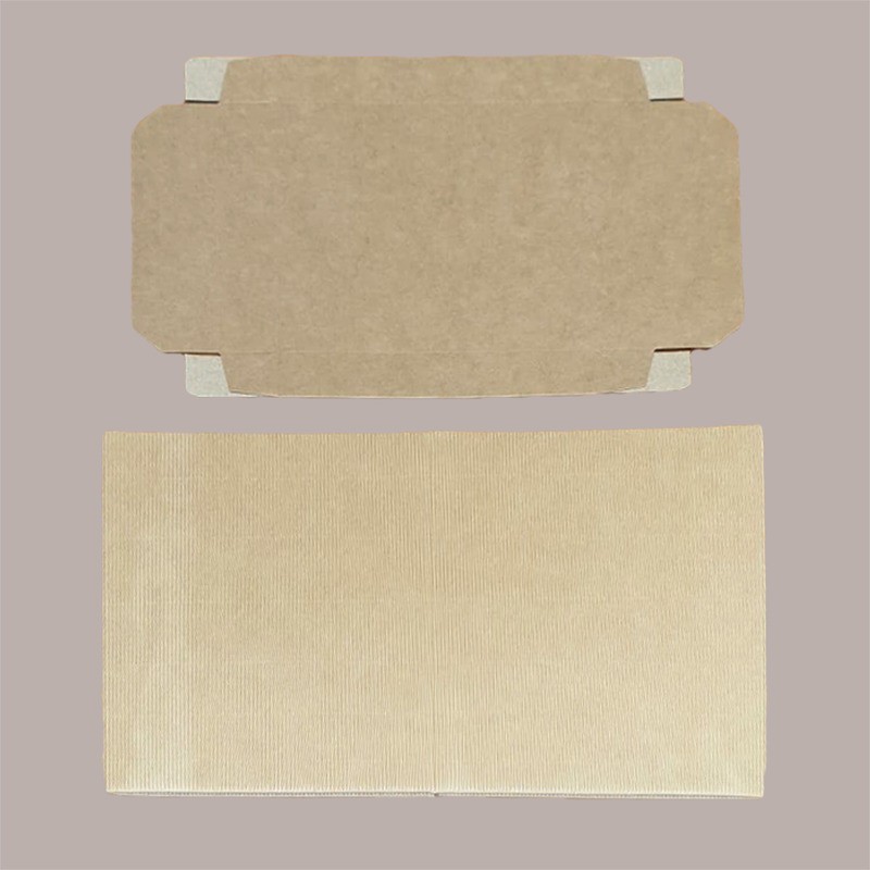 5 Pz Scatola Baule+Coperchio Carta Onda Avana 250x250H200 mm [bd906ecc]