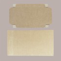 5 Pz Scatola Baule+Coperchio Carta Onda Avana 250x250H200 mm [bd906ecc]