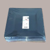 25 Pz Piatto Quadrato Rigido Nero Black Plate PS 23x23H1,8 cm [e191bb88]