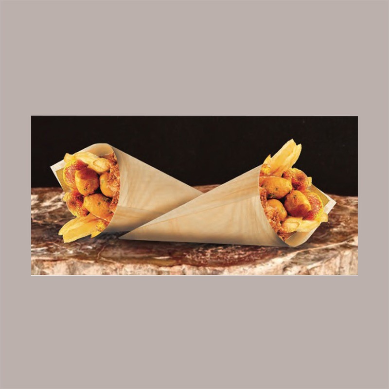 100 Pz Cono Palma Grande Finger Food Aperitivo 130H180mm [1f6847f7]