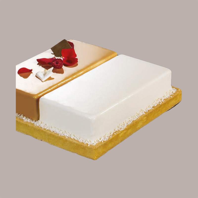 Sotto torta quadrato dorato vassoio pasticceria in cartone varie misure
