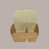 60 Box Alimenti Asporto 2 Scomparti in Carta Marrone 170x140H65 [5b9fe638]