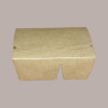 60 Box Alimenti Asporto 2 Scomparti in Carta Marrone 170x140H65 [ec82273c]