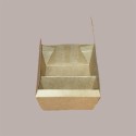 60 Box Alimenti Asporto 2 Scomparti in Carta Marrone 170x140H65 [30f4232f]