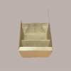 60 Box Alimenti Asporto 2 Scomparti in Carta Marrone 170x140H65 [30f4232f]