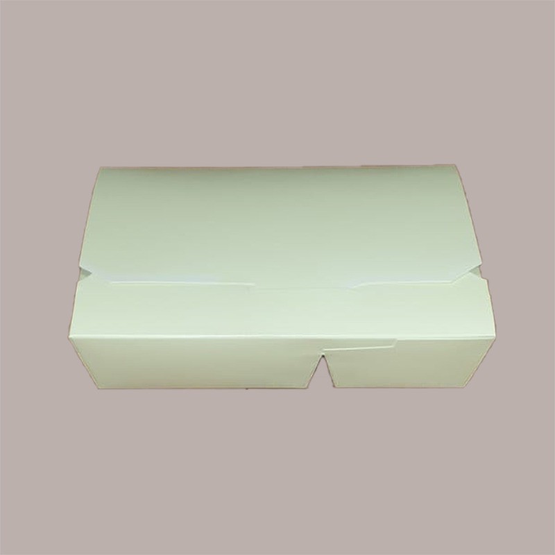 60 Box Alimenti Asporto 2 Scomparti Carta Champagne 195x140H45 [55c6573b]