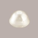 50 Pz Bicchiere PLA BIO 350cc con Coperchio Cupola con Foro [cb650ddc]