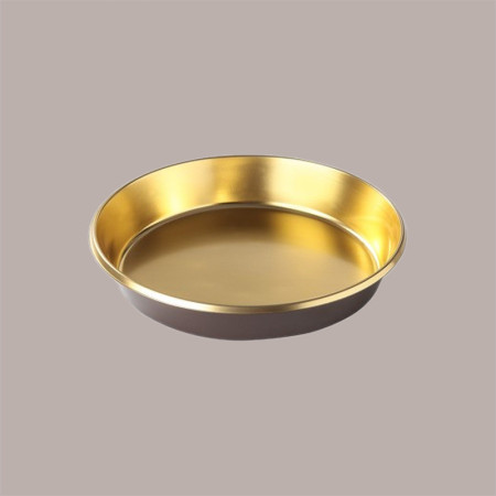 10 Vassoio Oro Marrone Charlotte Tiramisù Babà Profitterol 24 cm [7f31a1c5]