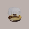 10 Vassoio Oro Marrone Charlotte Tiramisù Babà Profitterol 24 cm [a347a5d6]