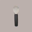 1 Pz Spatola Gelato in Acciaio Manico Nero Ideale Carapina 20cm [e17f5cdd]