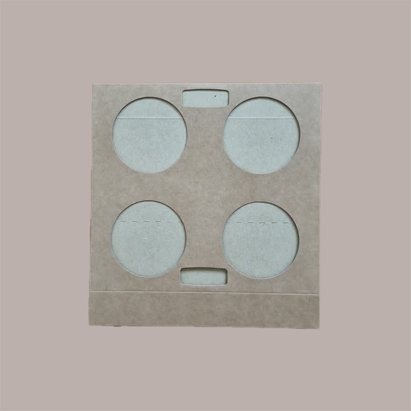 100 Porta Bicchieri Carta 4 Fori per Caffè Cappuccino AMERICANO [64abbe10]