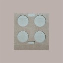 100 Porta Bicchieri Carta 4 Fori per Caffè Cappuccino AMERICANO [64abbe10]