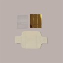 20 Scatola Porta Cioccolatini Quadretto Seta Bianco 60x50H30mm [9b61649e]