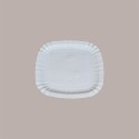 100 Pz Piatto Quadrato PIZZA Carta Bianca Politenata 24x24cm [840f2c8f]