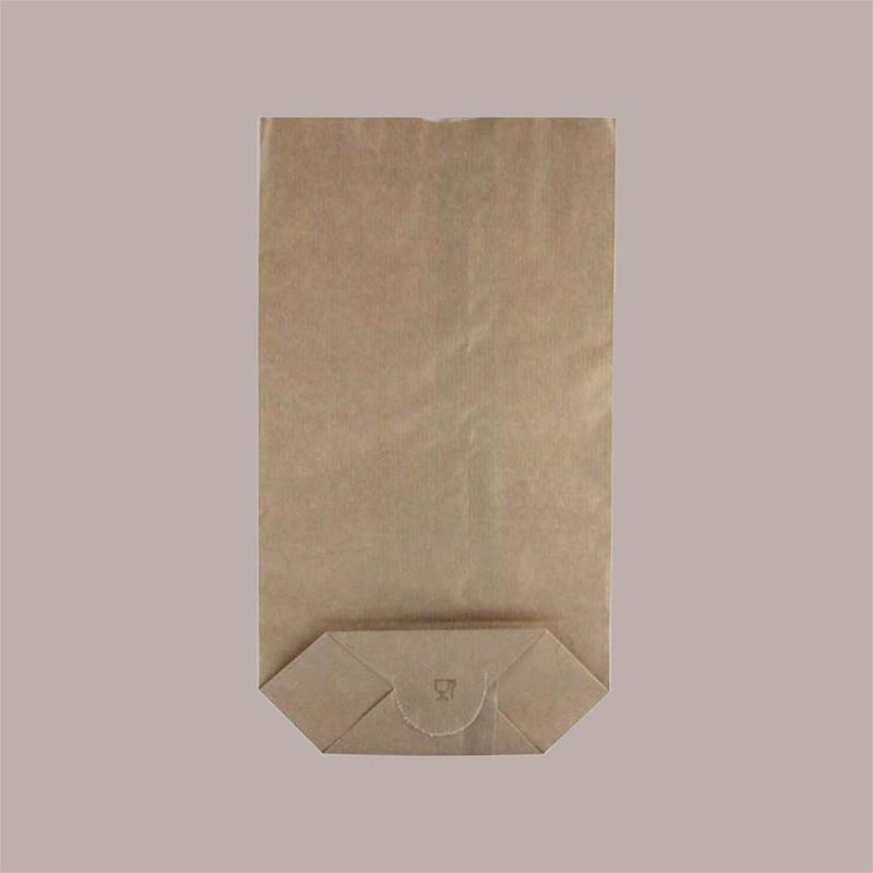 100 Pz Sacchetti Carta Avana Antiunto Fondo Esagonale 13x20cm [26abc2b0]