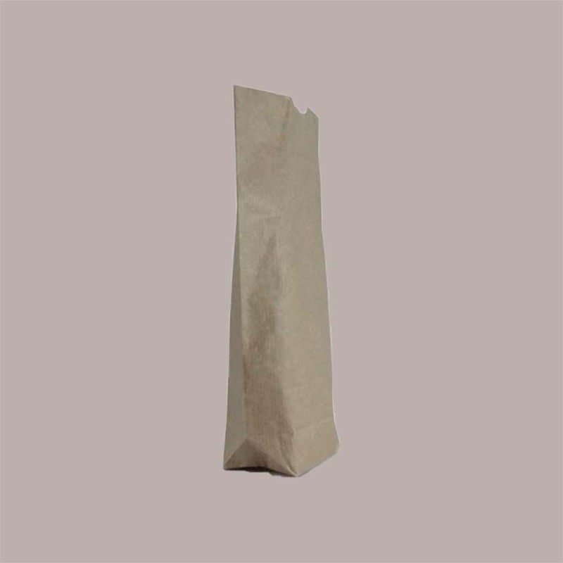 100 Pz Sacchetti Carta Avana Antiunto Fondo Esagonale 14x24cm [cf3c98b8]