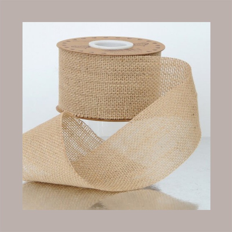 1 Pz Nastro Rete Juta Naturale Taglio Vivo 120mm x 10 Mt [3c126167]