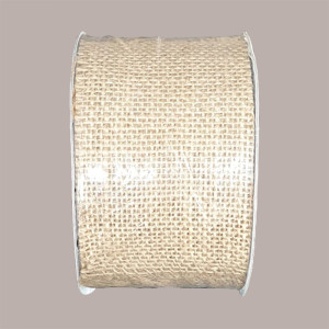 1 Pz Nastro Rete Juta Naturale Taglio Vivo 120mm x 10 Mt [e0646574]
