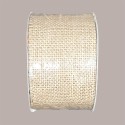 1 Pz Nastro Rete Juta Naturale Taglio Vivo 120mm x 10 Mt [e0646574]