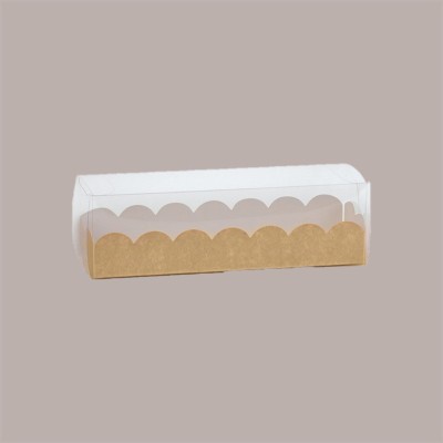 20 Astuccio Pvc Vaschetta Carta Nature Porta Cioccolatini 19x5H5 [0bf1845d]