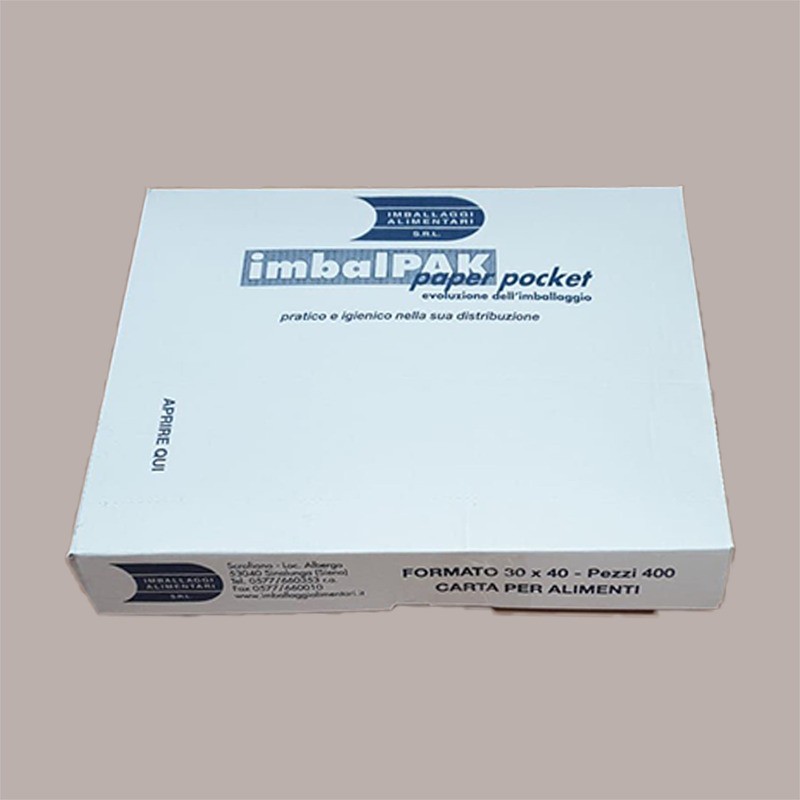 400 Pz Fogli Carta Politenata Ripiegati in Box Gastronomia 30x40 [4bfb8668]
