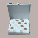 400 Pz Fogli Carta Politenata Ripiegati in Box Gastronomia 30x40 [25c00461]