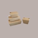 50 Pz Box  Alimenti Grande Asporto Foodbox Avana 200x140H65 [ad21d467]