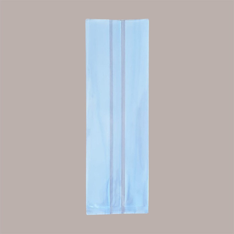 Busta Sottovuoto Trasparente Liscio con Soffietto 3,8 Lt 120+90x350mm 100 pezzi [80eac00b]